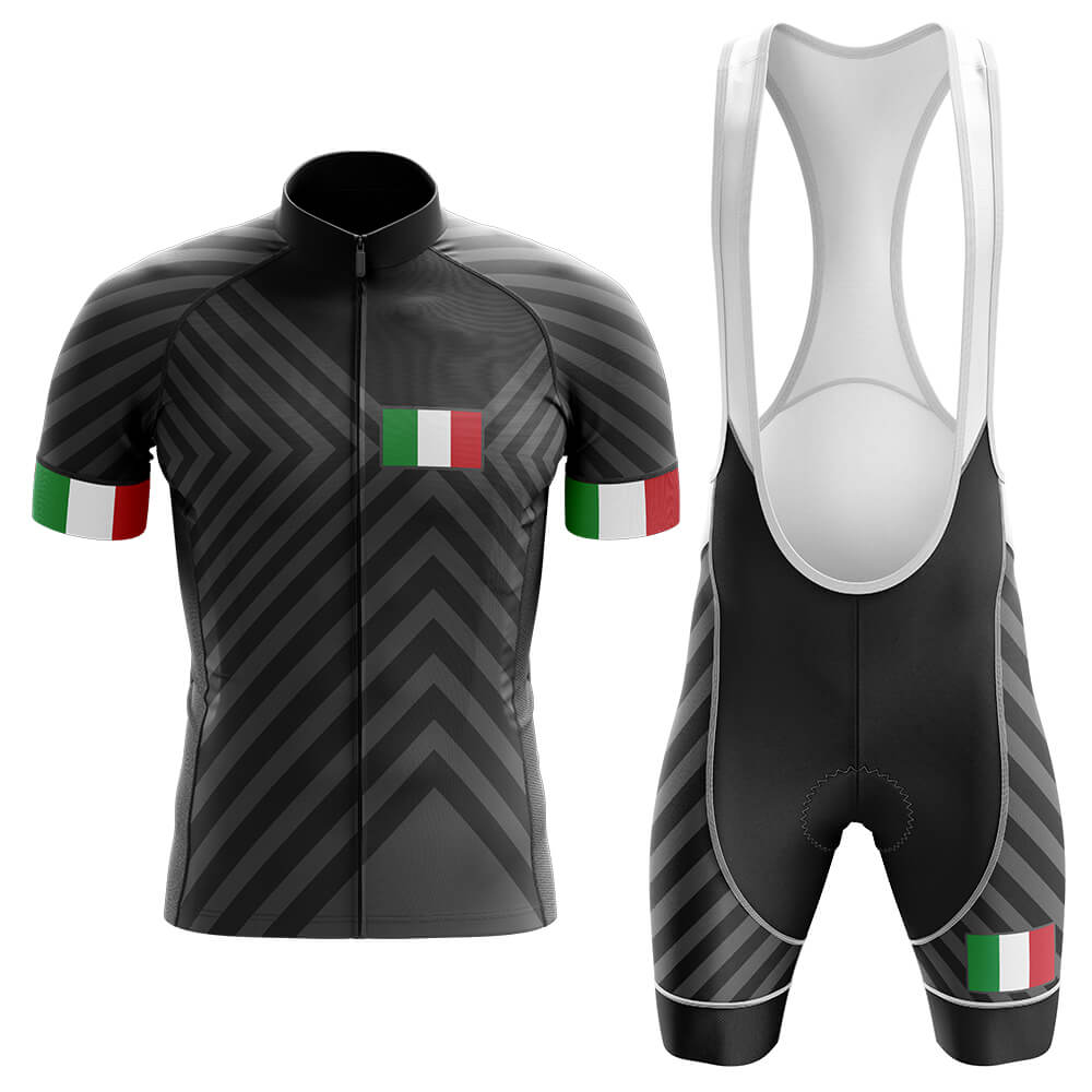 Italy V13 - Black - Men's Cycling Kit-Full Set-Global Cycling Gear