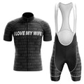 I Love My Wife V3 - Men's Cycling Kit-Full Set-Global Cycling Gear