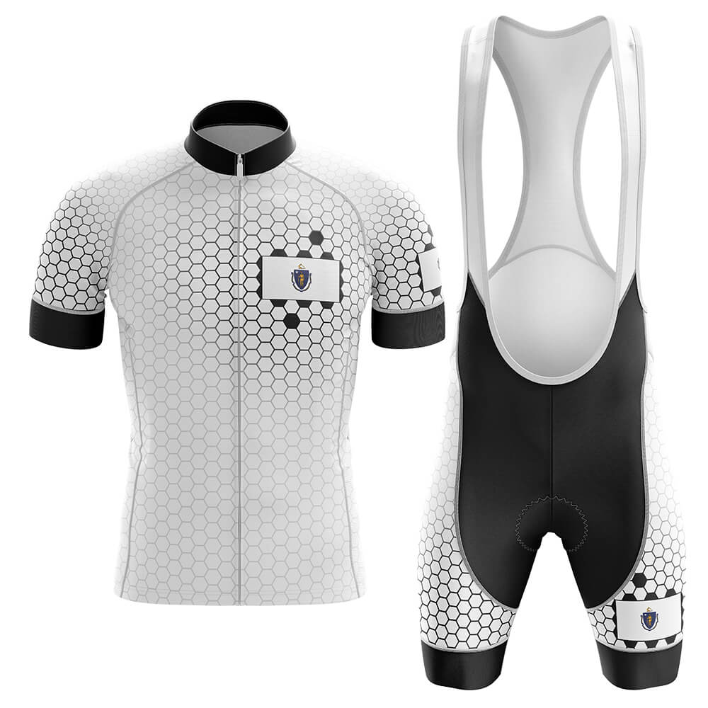 Massachusetts V7 - Men's Cycling Kit-Full Set-Global Cycling Gear