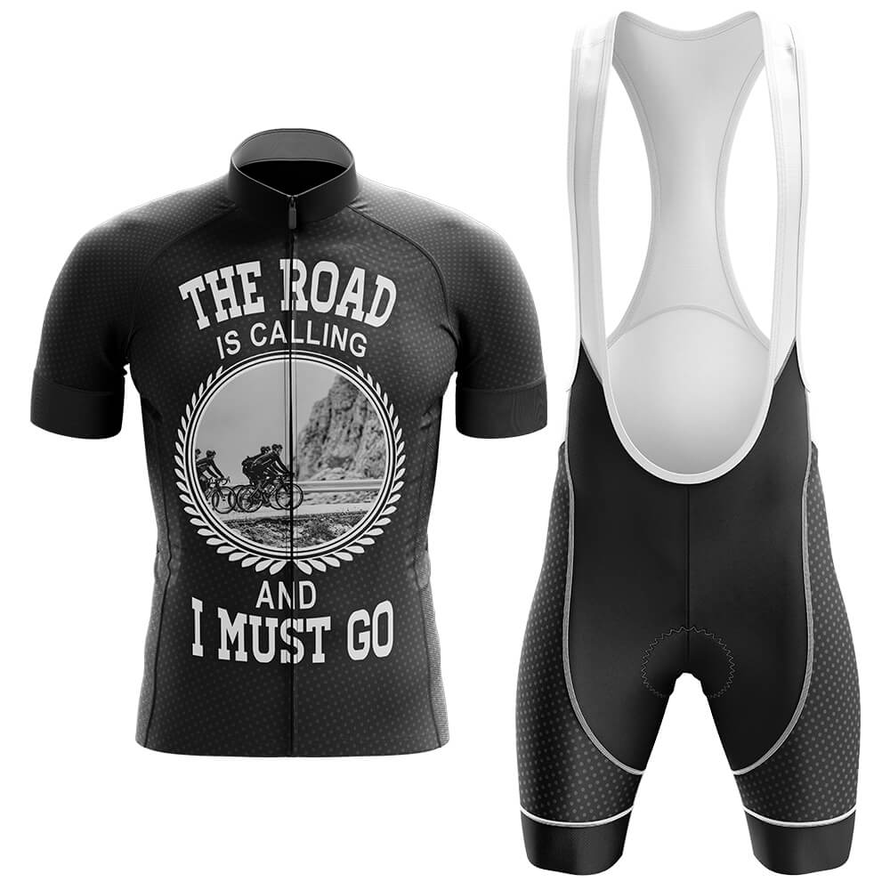 The Road Is Calling - Men's Cycling Kit-Full Set-Global Cycling Gear