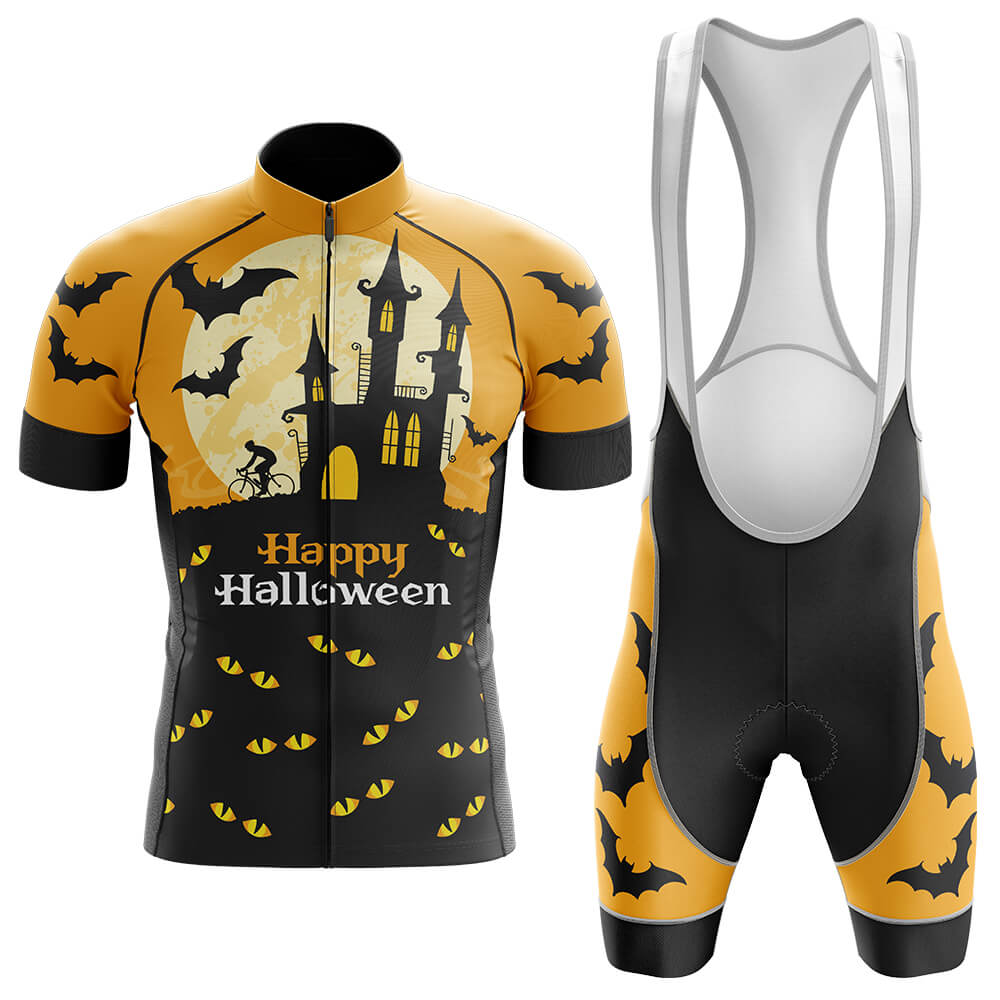 Halloween Castle Kit - Men's Cycling Kit-Jersey + Bibs-Global Cycling Gear
