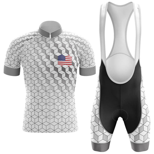 USA V8 - Men's Cycling Kit-Full Set-Global Cycling Gear