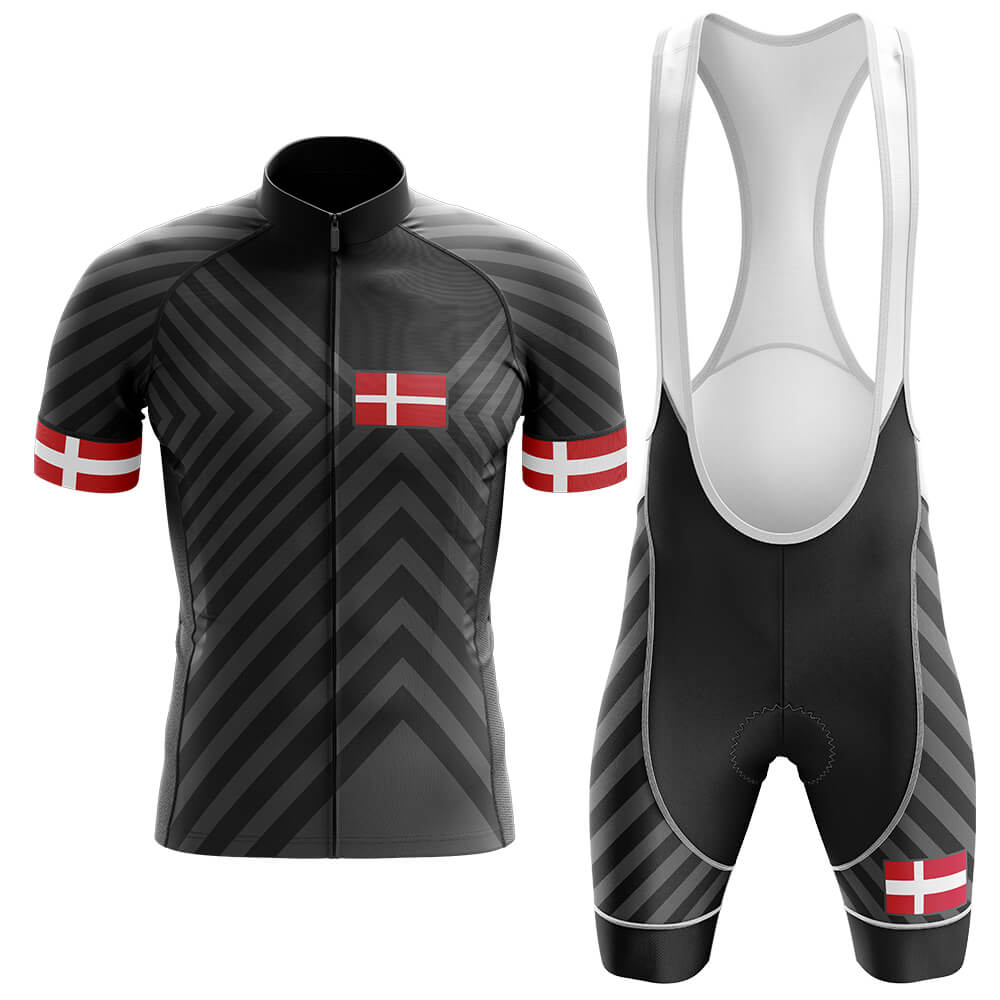 Denmark V13 - Black - Men's Cycling Kit-Full Set-Global Cycling Gear