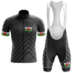 Wales V13 - Black - Men's Cycling Kit-Full Set-Global Cycling Gear