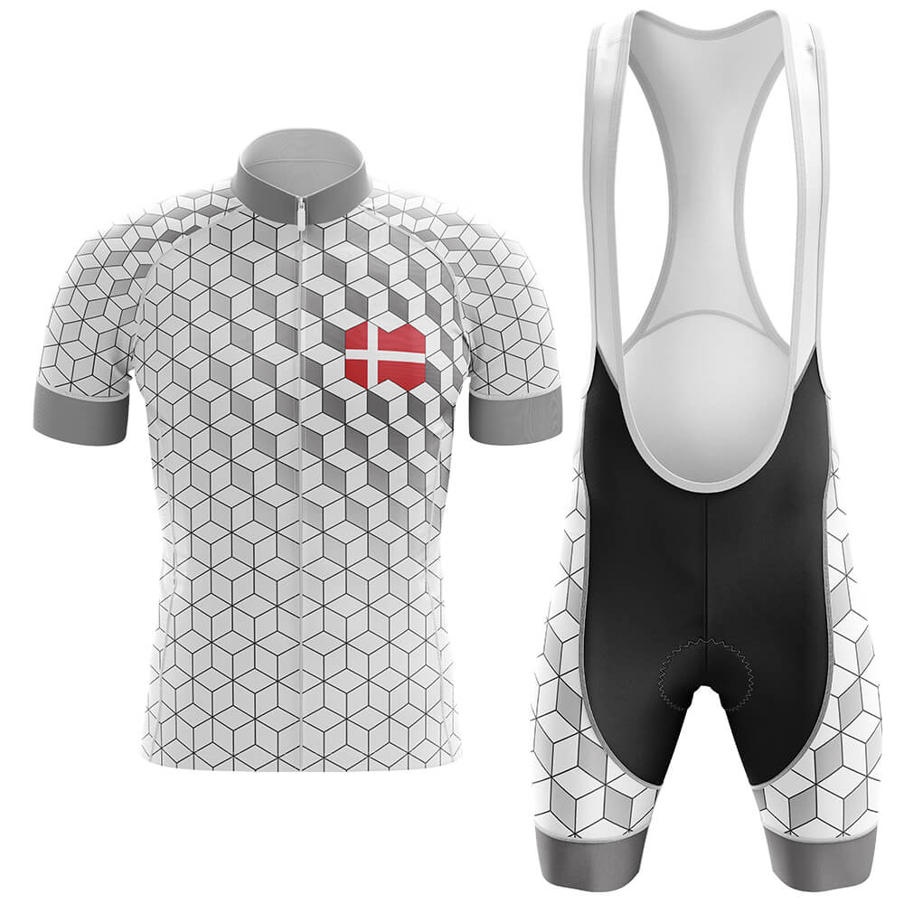 Denmark V8 - Men's Cycling Kit-Jersey + Bibs-Global Cycling Gear
