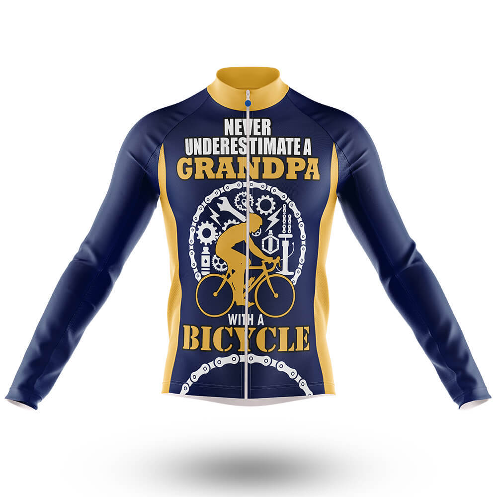 Grandpa V2 - Long Sleeve Jersey-S-Global Cycling Gear