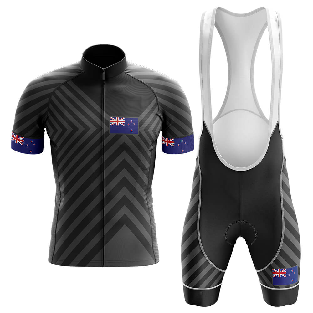 New Zealand V13 - Black - Men's Cycling Kit-Full Set-Global Cycling Gear