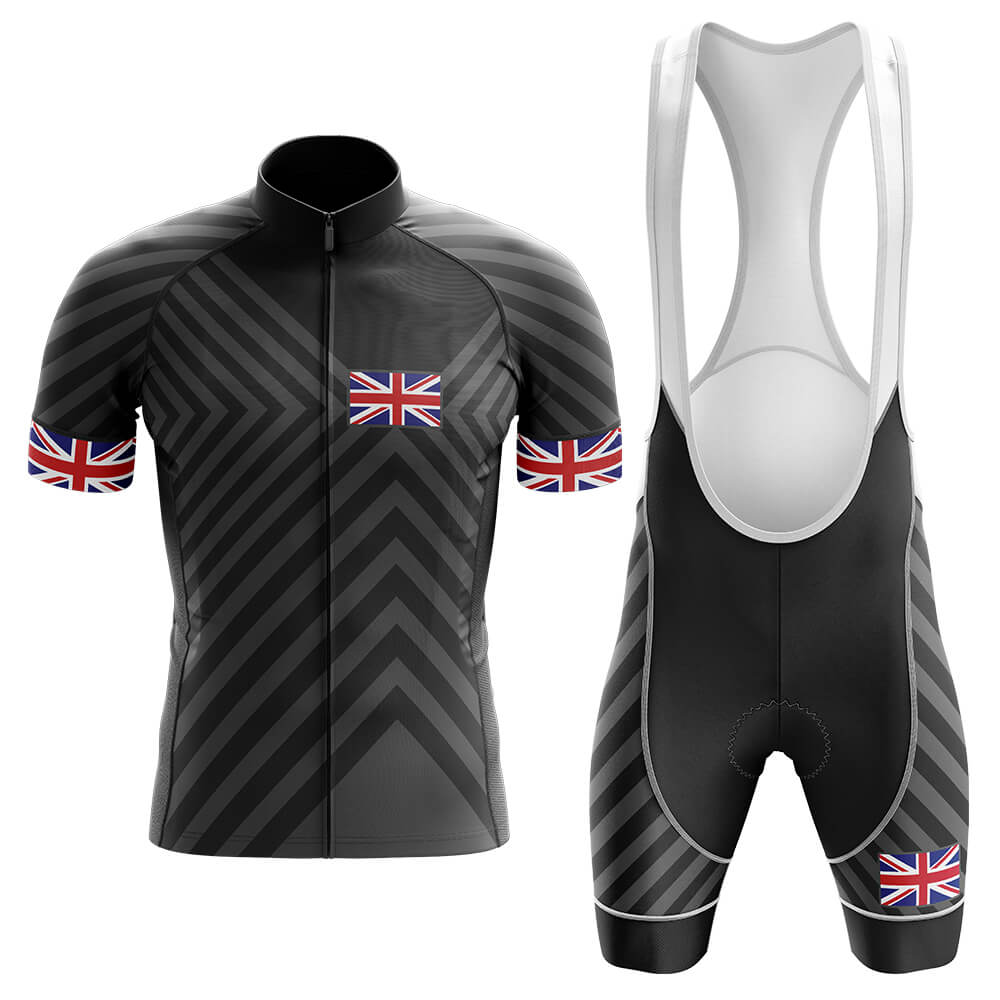 United Kingdom V13 - Black - Men's Cycling Kit-Full Set-Global Cycling Gear
