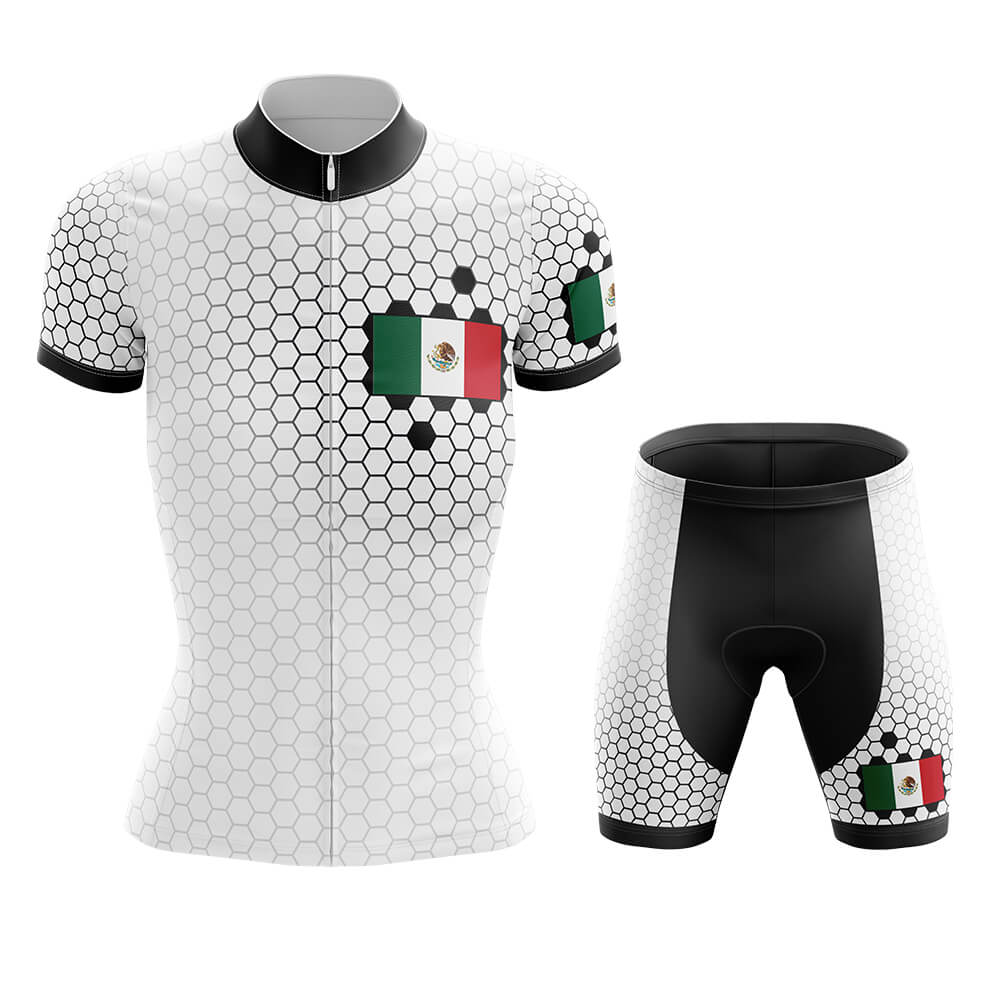 Mexico - Women V7 - Cycling Kit-Jersey + Shorts-Global Cycling Gear