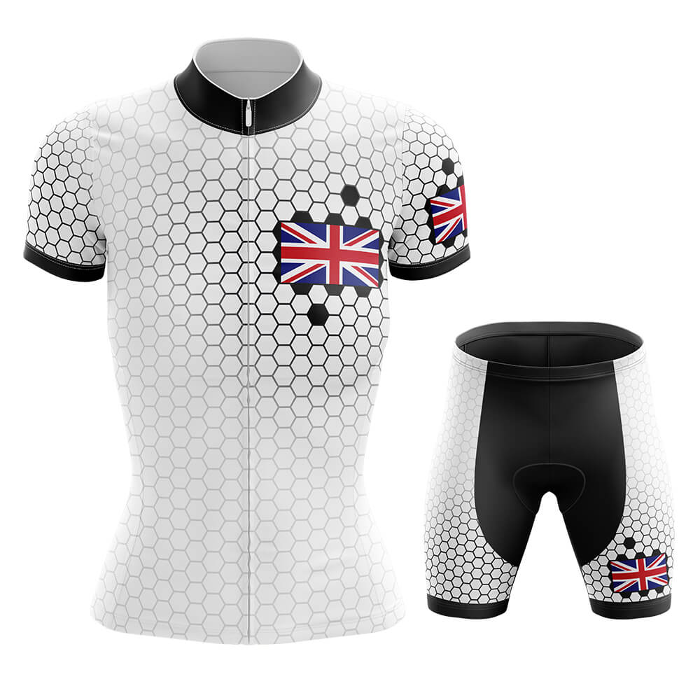 United Kingdom - Women V5 - Cycling Kit-Full Set-Global Cycling Gear