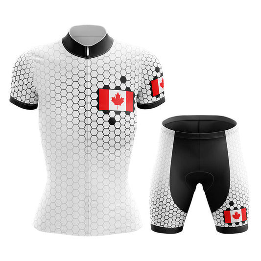 Canada - Women V5 - Cycling Kit-Full Set-Global Cycling Gear