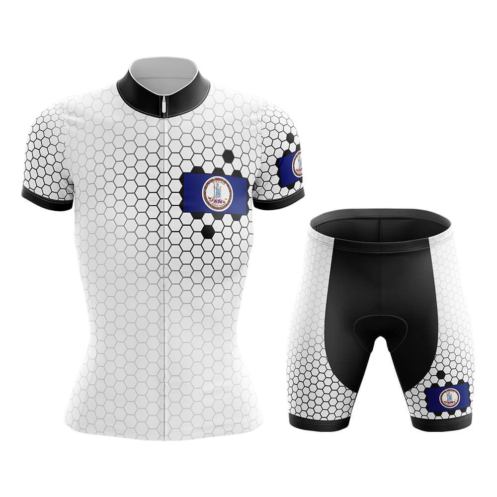 Virginia - Women V7 - Cycling Kit-Jersey + Shorts-Global Cycling Gear