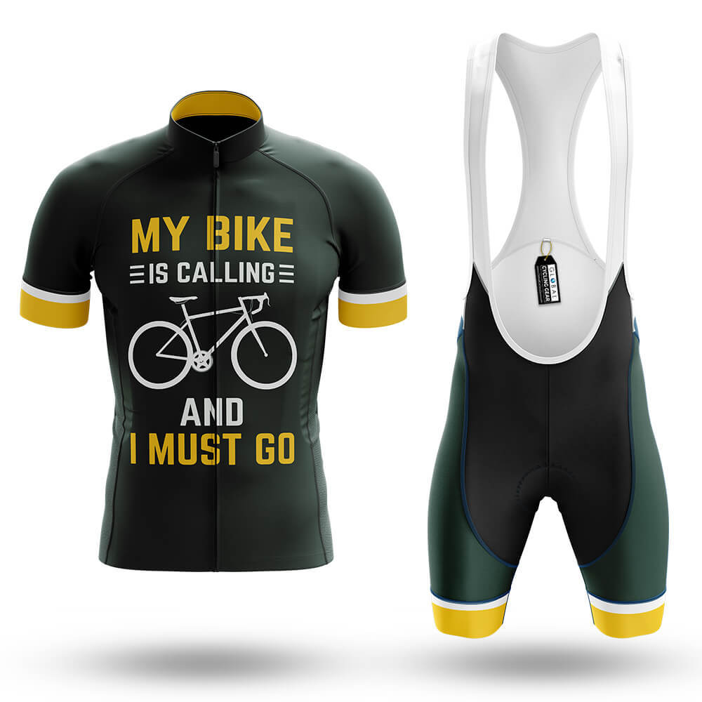 My Bike Is Calling - Men's Cycling Kit-Full Set-Global Cycling Gear