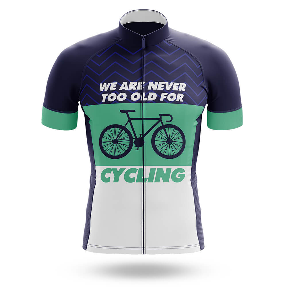 Never Too Old For Cycling - Men's Cycling Kit-Jersey Only-Global Cycling Gear