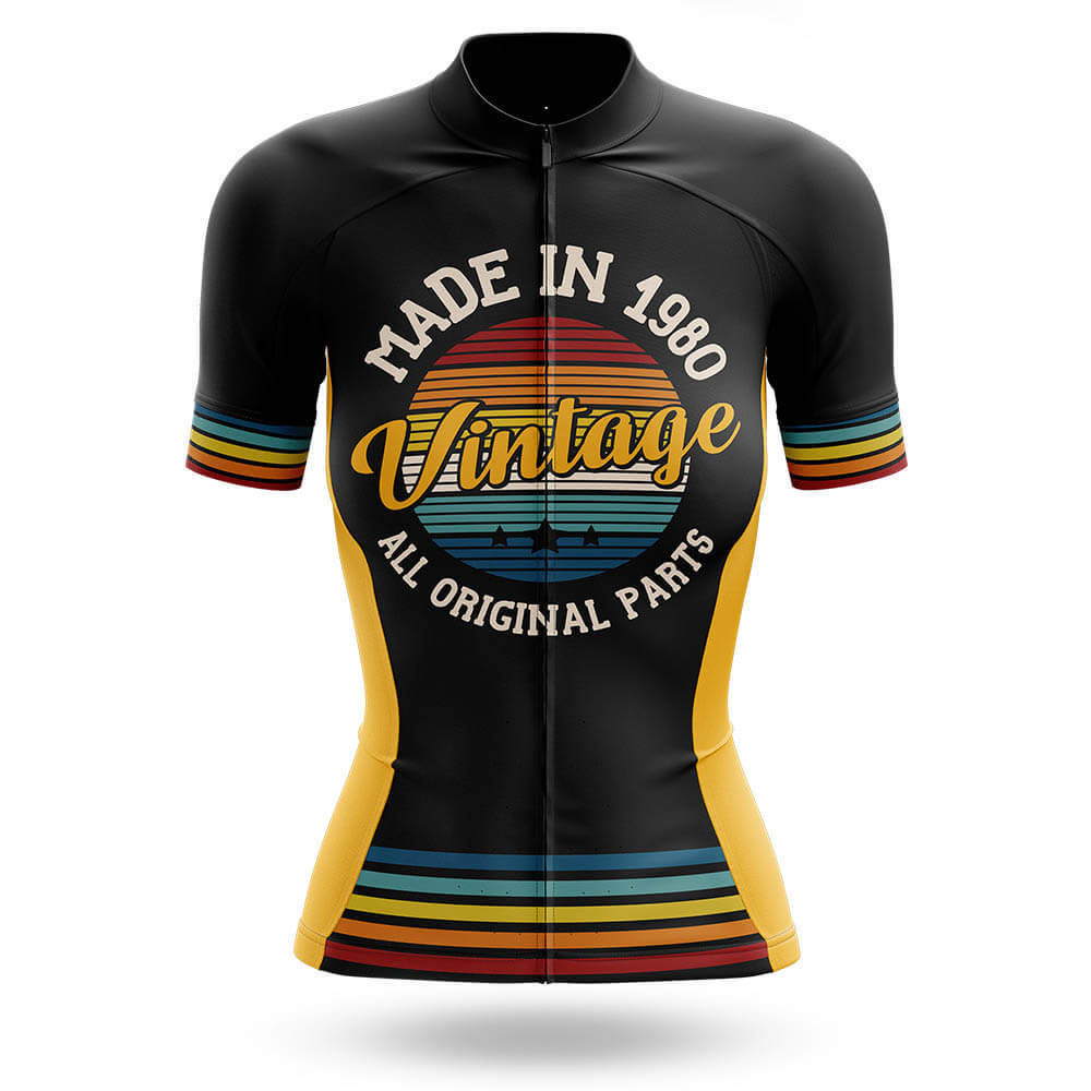 Retro Custom Year Vintage - Women's Cycling Kit-Jersey Only-Global Cycling Gear