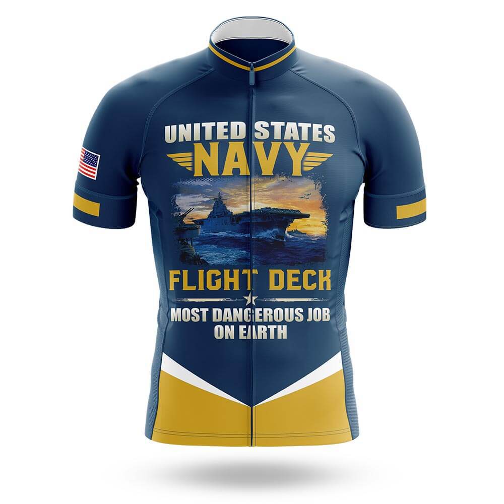 U.S. Navy Flight Deck - Men's Cycling Kit-Jersey Only-Global Cycling Gear