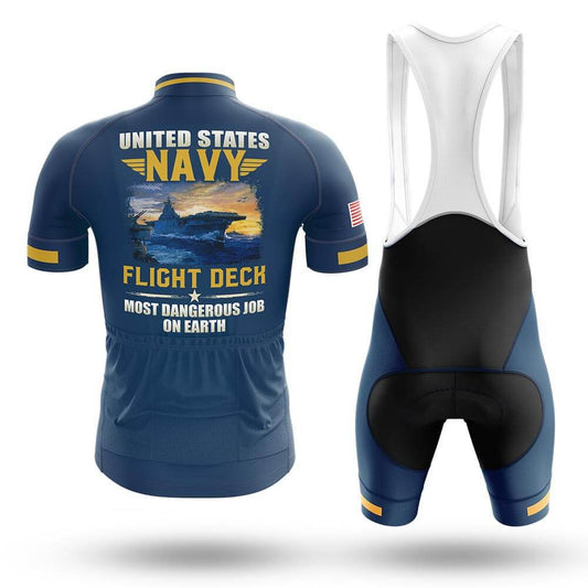 U.S. Navy Flight Deck - Men's Cycling Kit-Full Set-Global Cycling Gear