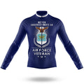 U.S. Air Force Veteran V2 - Men's Cycling Kit-Long Sleeve Jersey-Global Cycling Gear