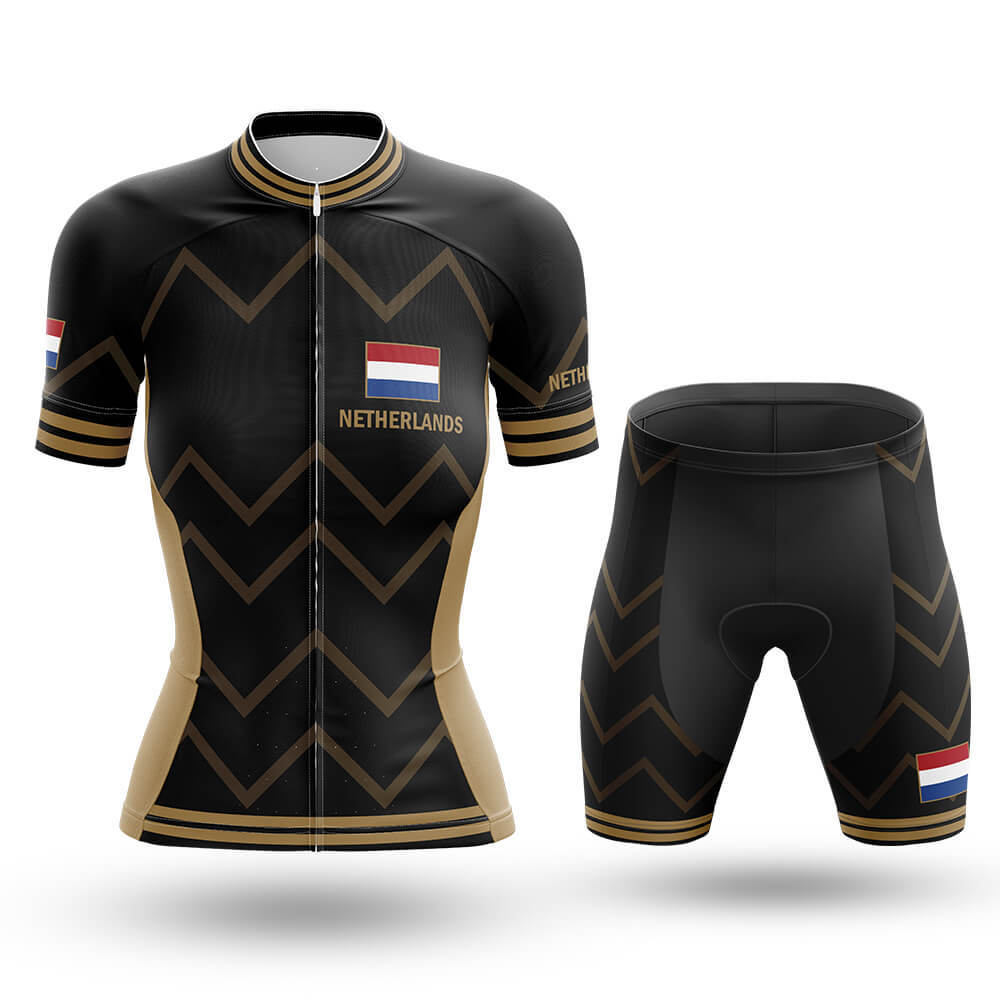 Netherlands - Women V17 - Cycling Kit-Full Set-Global Cycling Gear