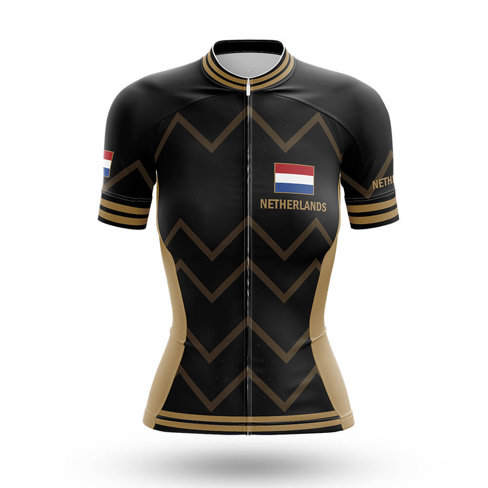 Netherlands - Women V17 - Cycling Kit-Jersey Only-Global Cycling Gear