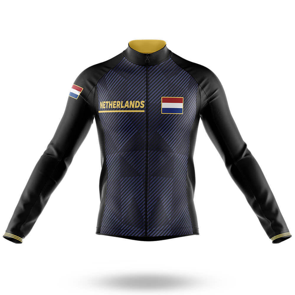 Netherlands S2- Men's Cycling Kit-Long Sleeve Jersey-Global Cycling Gear