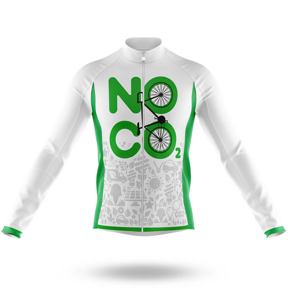 No CO2 - Men's Cycling Kit-Long Sleeve Jersey-Global Cycling Gear