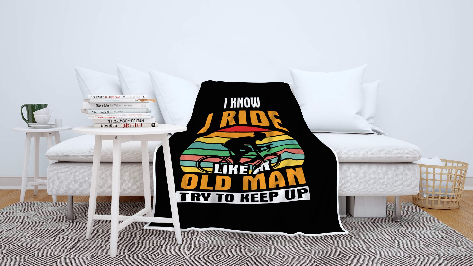 I Ride Like An Old Man - Blanket-Small (30"x40")-Global Cycling Gear