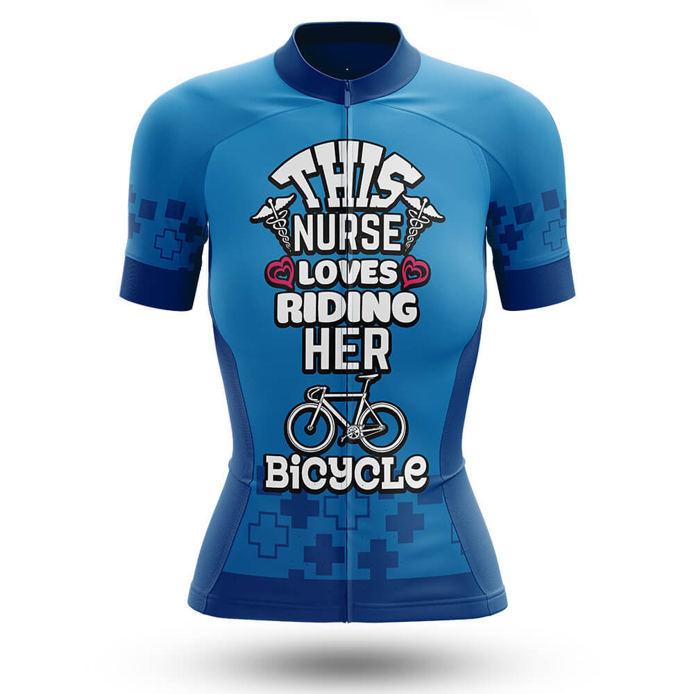 This Nurse Loves Cycling - Cycling Kit-Jersey Only-Global Cycling Gear