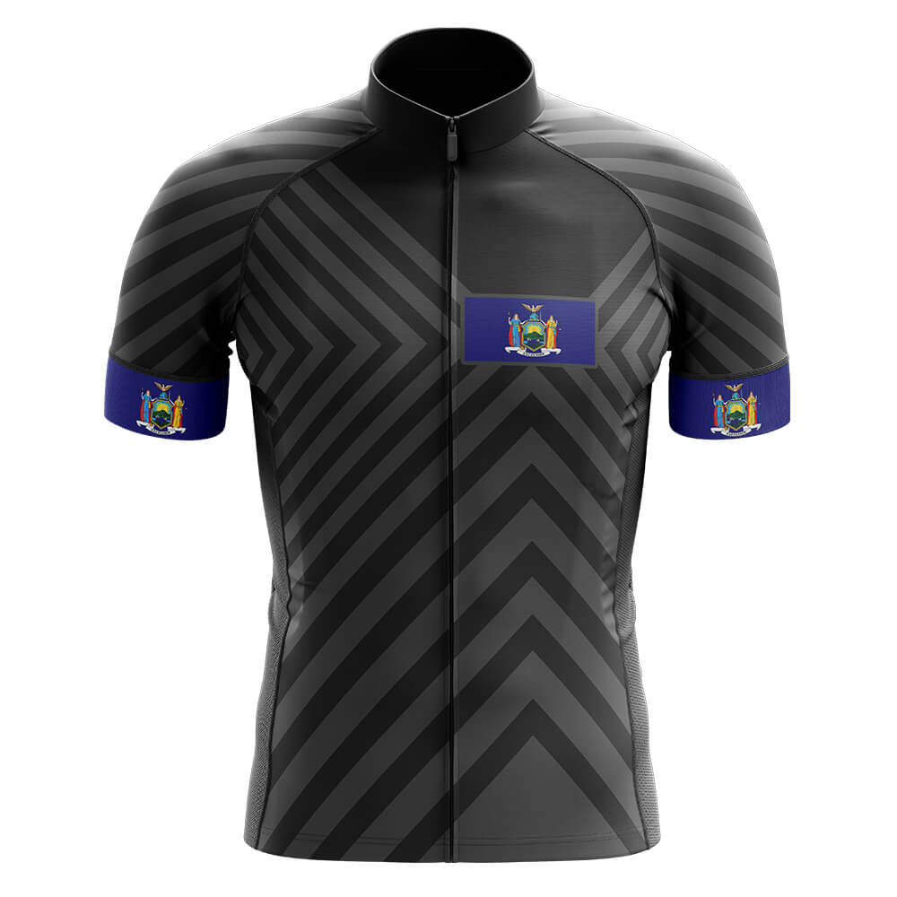 New York V13 - Black - Men's Cycling Kit-Jersey Only-Global Cycling Gear