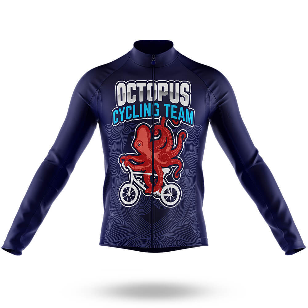 Octopus Cycling Team - Men's Cycling Kit-Long Sleeve Jersey-Global Cycling Gear