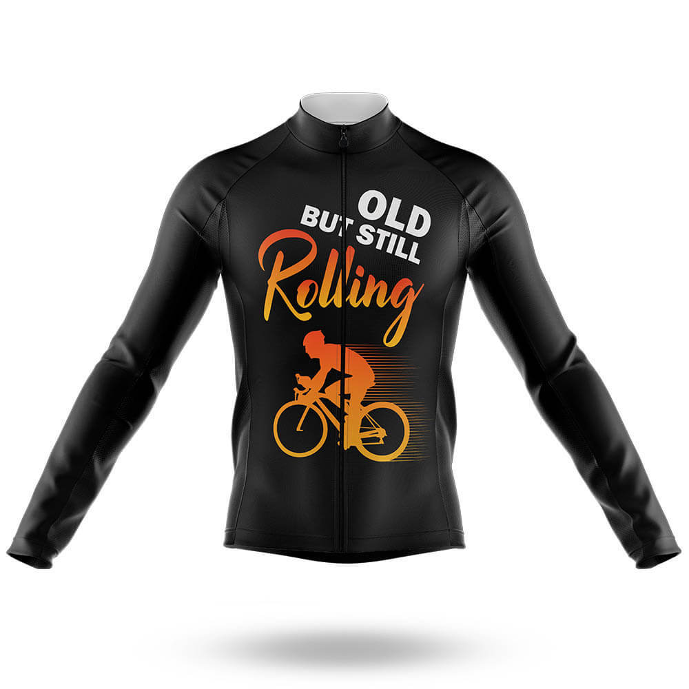 Old But Still Rolling V4 - Men's Cycling Kit-Long Sleeve Jersey-Global Cycling Gear