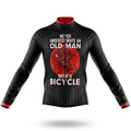 Old Man V8 - Men's Cycling Kit-Long Sleeve Jersey-Global Cycling Gear