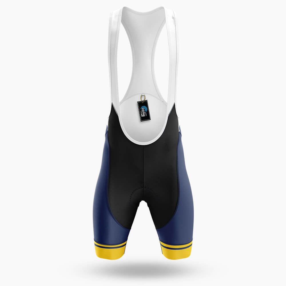 Old But Still Rolling Navy Men's Cycling Bib Shorts-XS-Global Cycling Gear