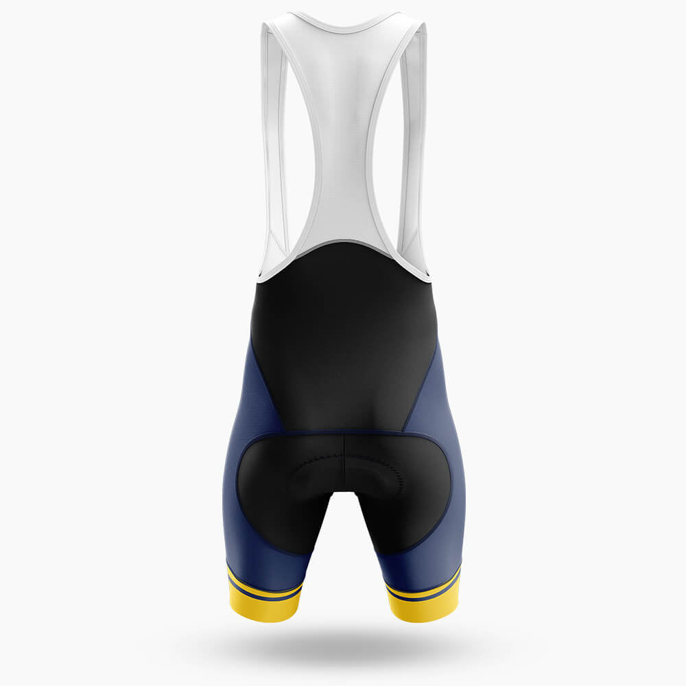 Old But Still Rolling Navy Men's Cycling Bib Shorts-XS-Global Cycling Gear