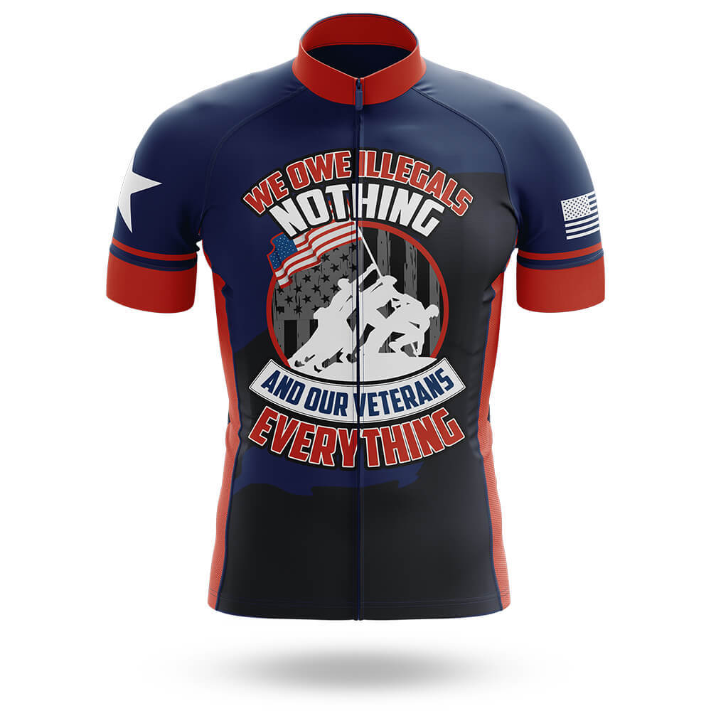 We Owe Our Veterans Everything - Men's Cycling Kit-Jersey Only-Global Cycling Gear