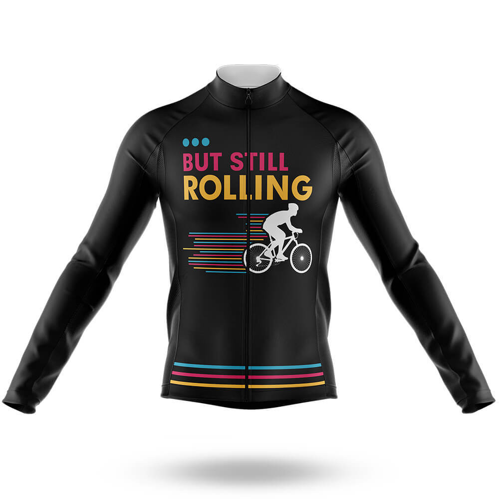 ... But Still Rolling - Men's Cycling Kit-Long Sleeve Jersey-Global Cycling Gear