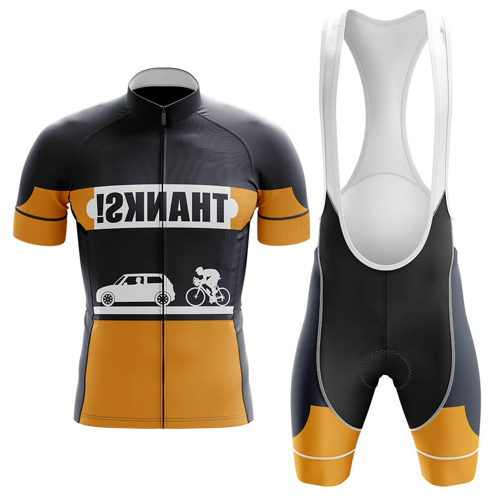 Don't Run Me Over - Safety Men's Cycling Kit-Full Set-Global Cycling Gear