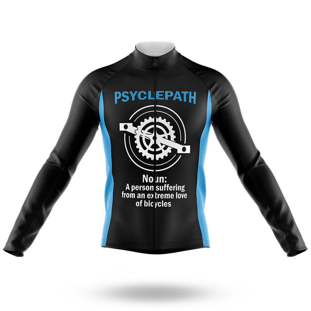 Psyclepath - Men's Cycling Kit-Long Sleeve Jersey-Global Cycling Gear