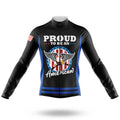 Proud To Be An American - Men's Cycling Kit-Long Sleeve Jersey-Global Cycling Gear