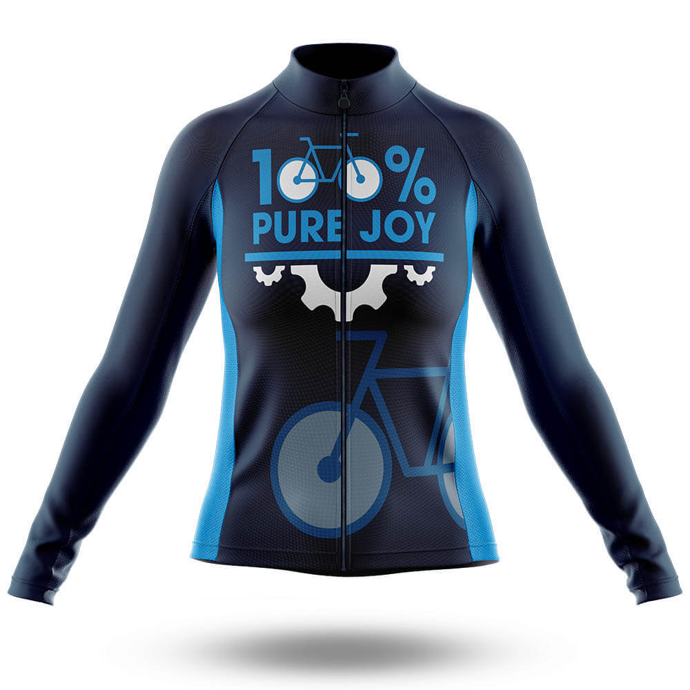 Pure Joy - Women's Cycling Kit-Long Sleeve Jersey-Global Cycling Gear