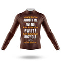 Bicycle Poem - Men's Cycling Kit-Long Sleeve Jersey-Global Cycling Gear