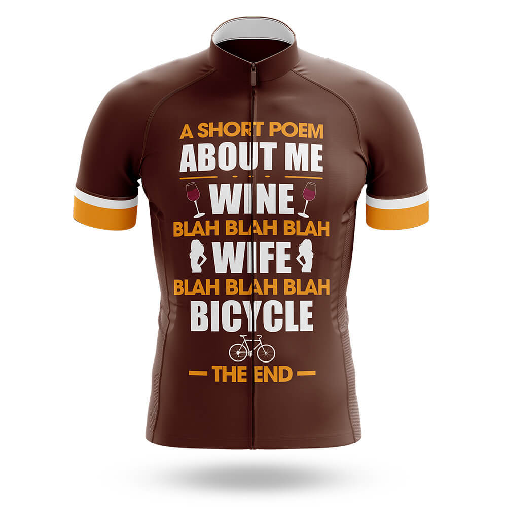 Bicycle Poem - Men's Cycling Kit-Jersey Only-Global Cycling Gear