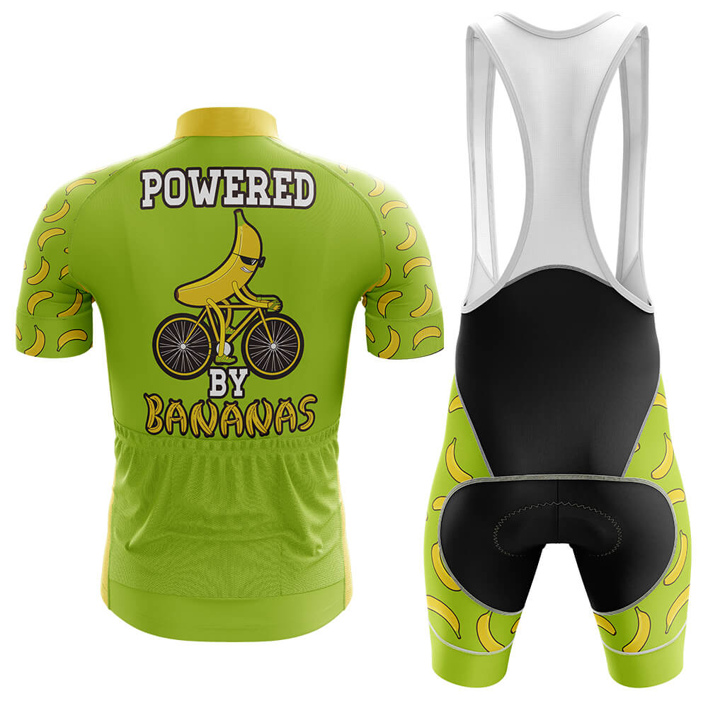 Powered By Bananas - Men's Cycling Kit-Full Set-Global Cycling Gear