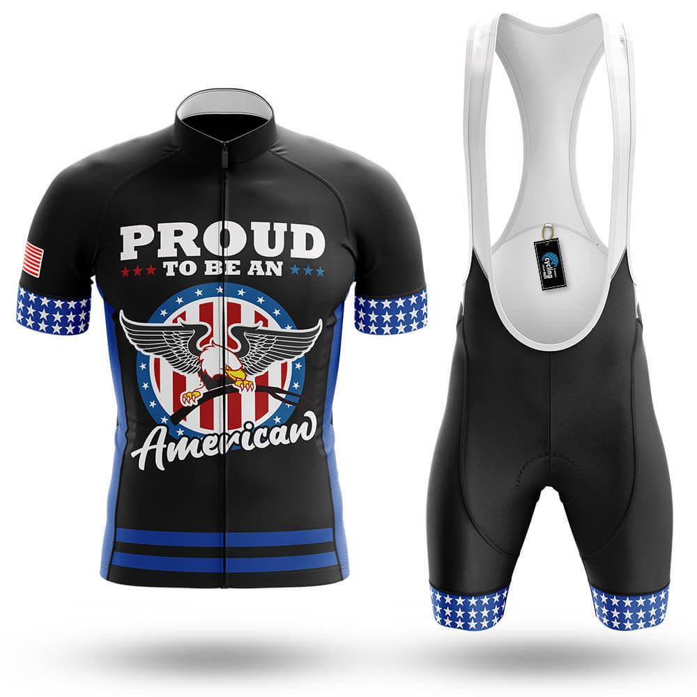 Proud To Be An American - Men's Cycling Kit-Full Set-Global Cycling Gear