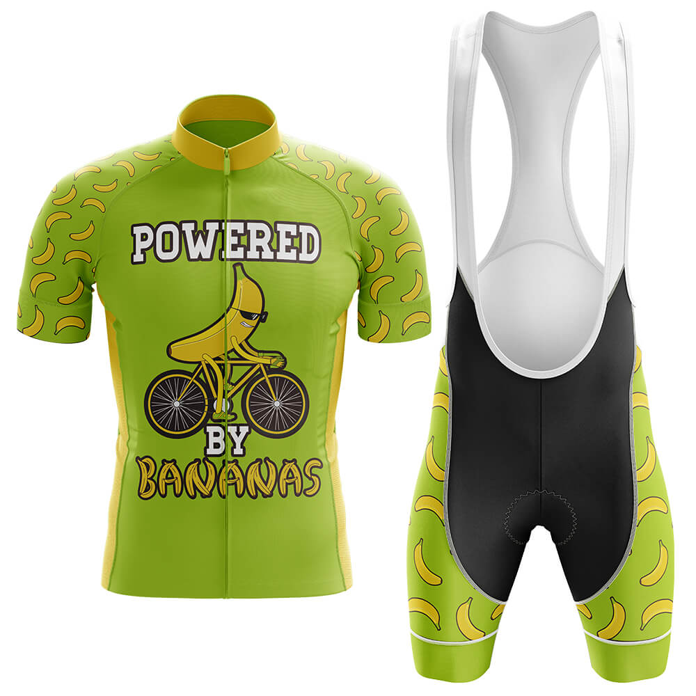 Powered By Bananas - Men's Cycling Kit-Full Set-Global Cycling Gear