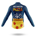 Will Ride For Pizza - Men's Cycling Kit-Full Set-Global Cycling Gear