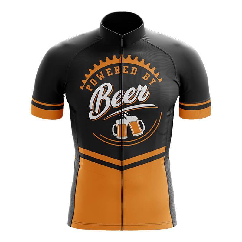 Powered By Beer - Men's Cycling Kit-Jersey Only-Global Cycling Gear