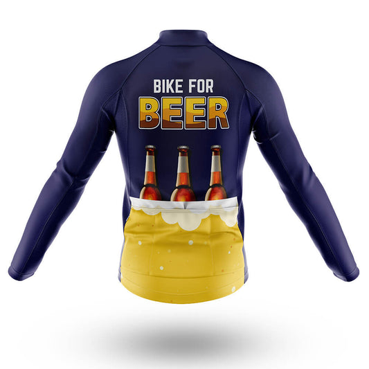 Bike For Beer - Long Sleeve Jersey-S-Global Cycling Gear