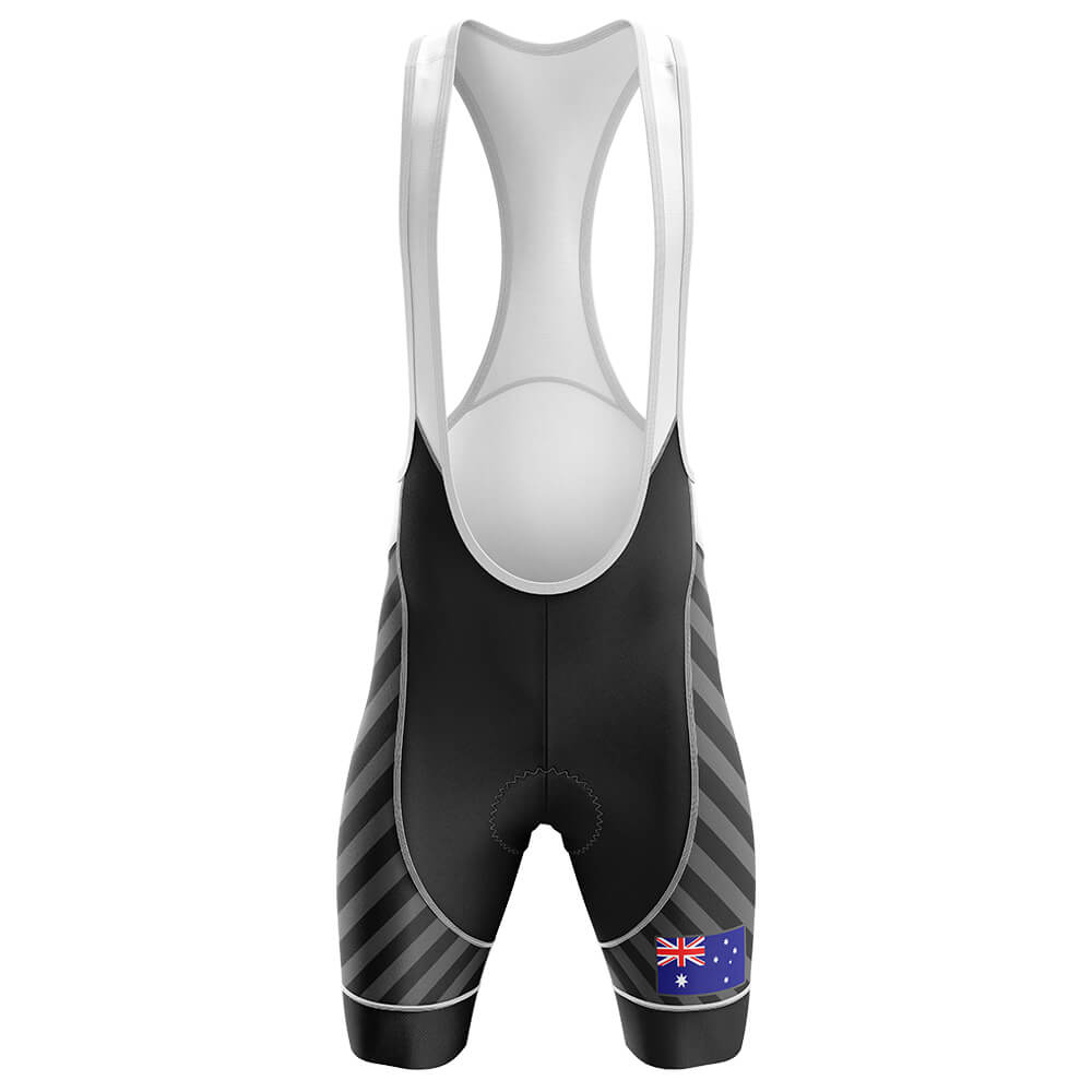 Australia V13 - Black - Men's Cycling Kit-Bibs Only-Global Cycling Gear