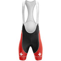 Switzerland - Women V4 - Cycling Kit-Bibs Only-Global Cycling Gear